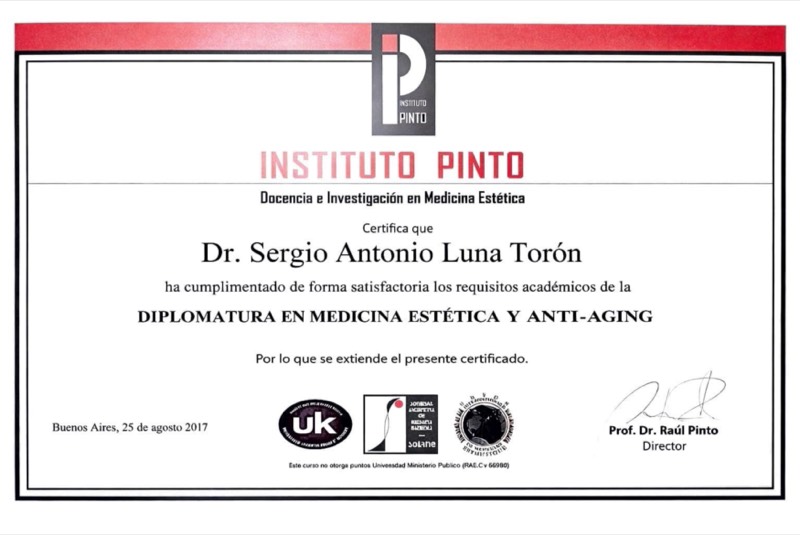 Diplomatura en Medicina Estética y Anti-Aging – Instituto Pinto